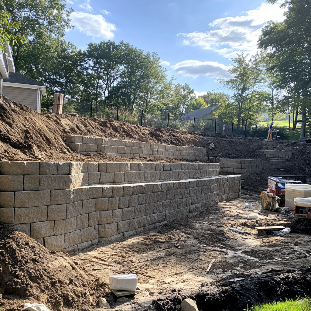 Helical Screw Piles for Retaining Walls